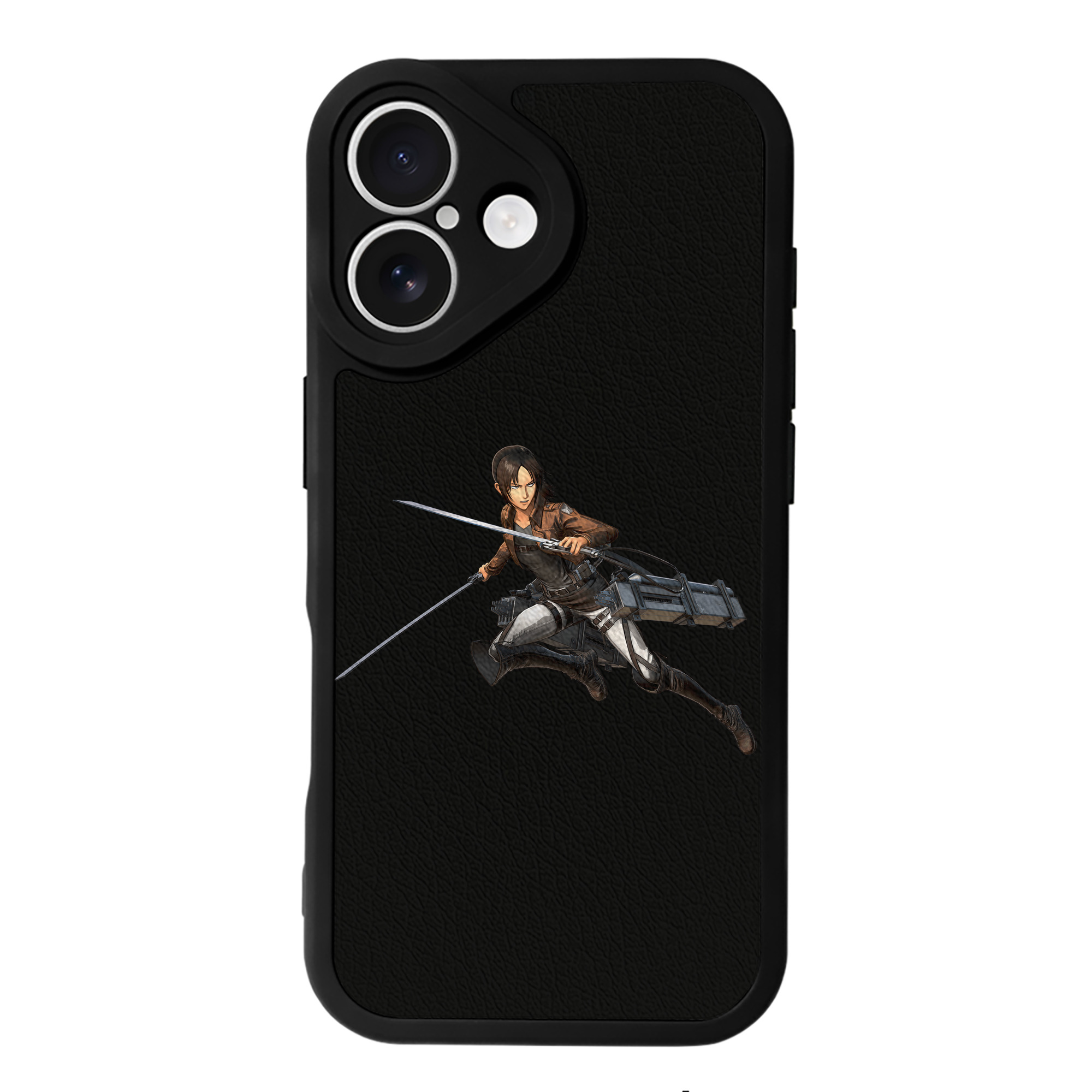（画像用） 進撃の巨人 Attack on Titan 【iPhone 16シリーズ対応】シリコンスマホケース（レザー調） 材質：シリコン